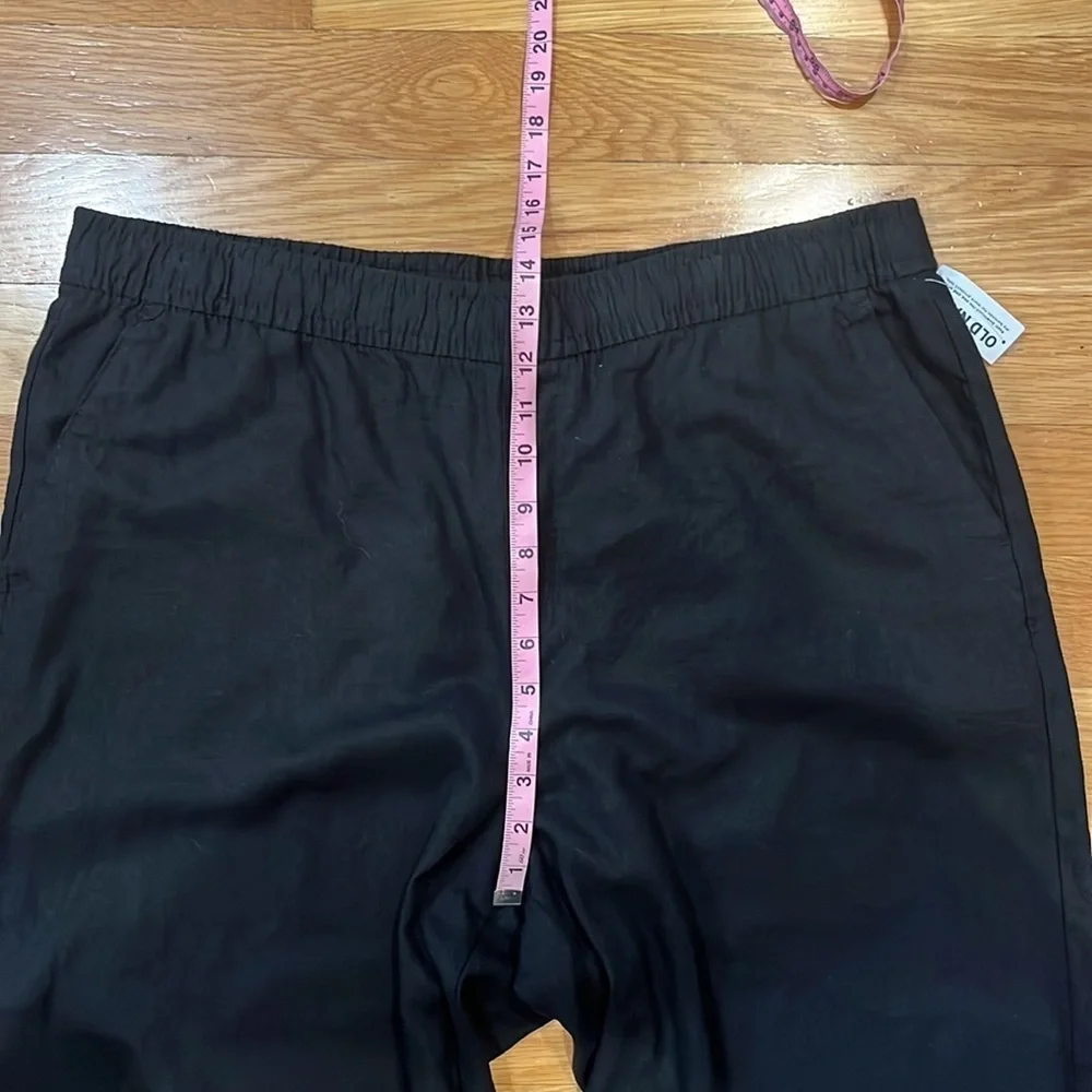 Old navy women’s linen blend high rise wide leg pants size xlarge tall . - Picture 5 of 9